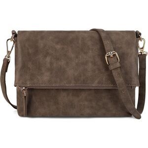 Women Coffee Imported PU Leather Fashion Cross Body Purse Shoulder Bag